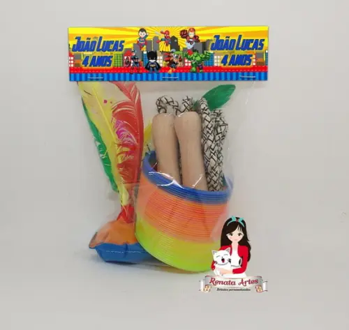 Kit Boa Infância Personalizado Heróis Cute