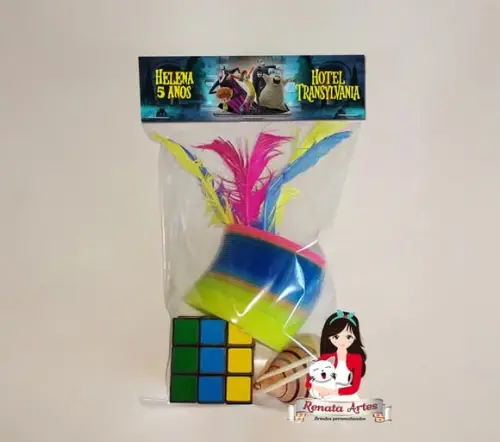 Kit Brinquedos Retrô Personalizado Tema Hotel Transilvânya