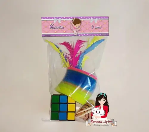 Kit Brinquedos Retrô Tema Bailarina