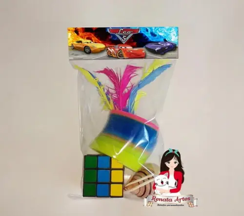 Kit Brinquedos Retrô Tema Carros Disney