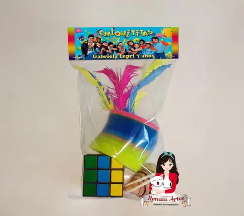 Kit Brinquedos Retrô Tema Chiquititas