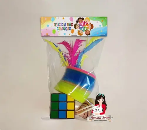Kit Brinquedos Retrô Tema Dia das Crianças 2025