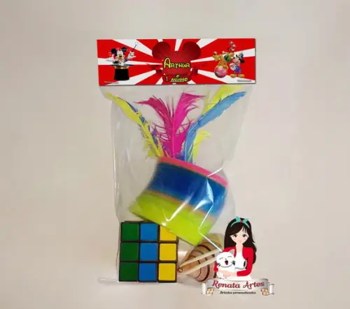 Kit Brinquedos Retrô Tema Circo do Mickey