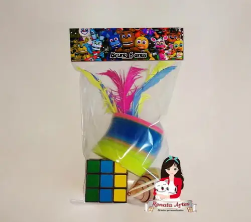 Kit Brinquedos Retrô Tema Five Nights At Freddy's 2