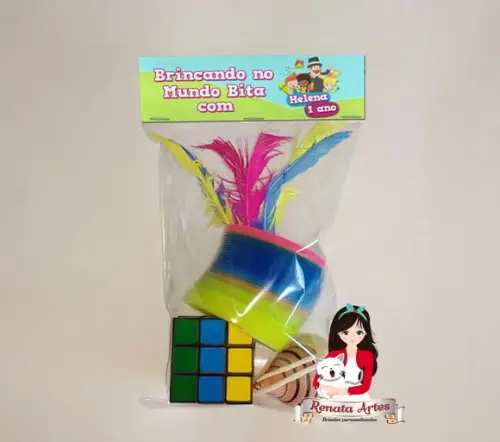 Kit Brinquedos Retrô Tema Mundo Bita