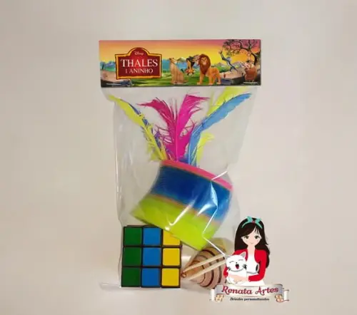 Kit Brinquedos Retrô Tema o Rei Leão