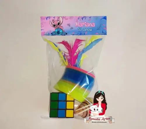 Kit Brinquedos Retrô Tema Stitch