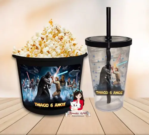 Kit Cinema Personalizado Star Wars