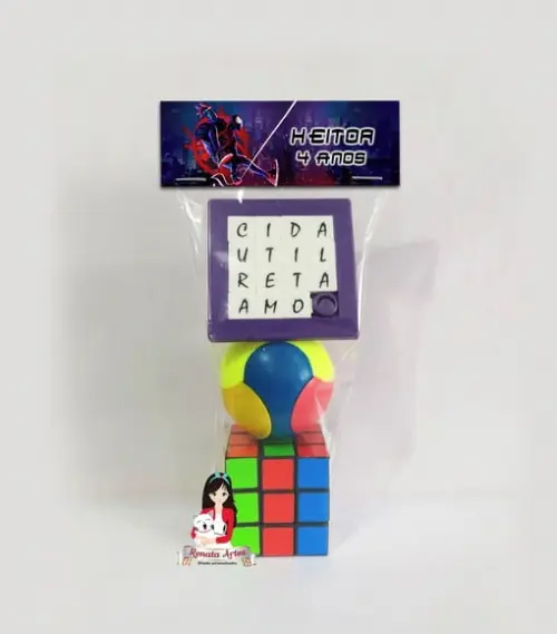 Kit Desafio Personalizado Aranhaverso