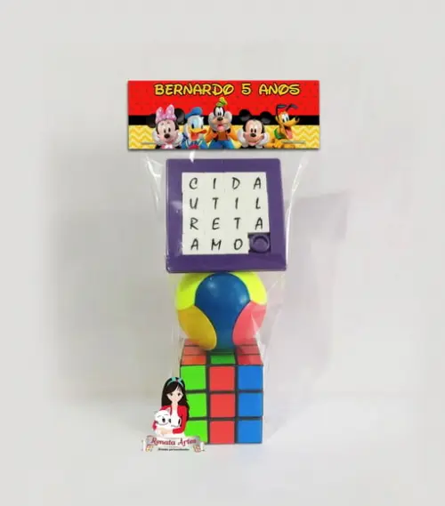Kit Desafio Personalizado Mickey e Turma