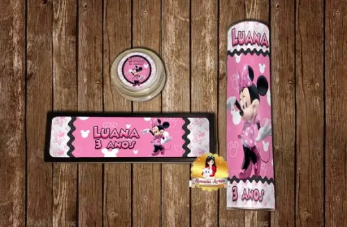 Kit Jogos Minnie Rosa