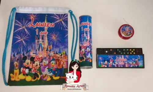 Kit Jogos na Mochila Disney Turma