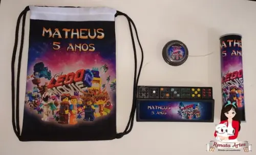 Kit Jogos na Mochila Lego Movie 2