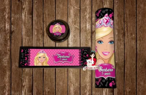Kit Jogos Personalizado Barbie Nova