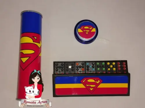 Kit Jogos Personalizado Super Homem