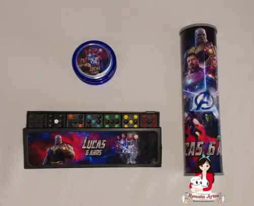 Kit Jogos Personalizado Vingadores Ultimato