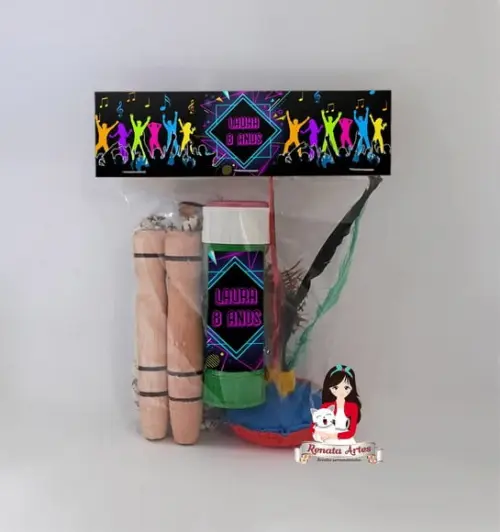 Kit Lembrancinha com Bolha de Sabão Balada