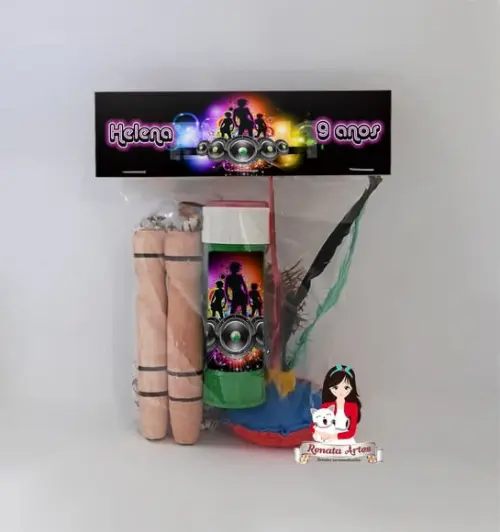 Kit Lembrancinha com Bolha de Sabão Balada 2