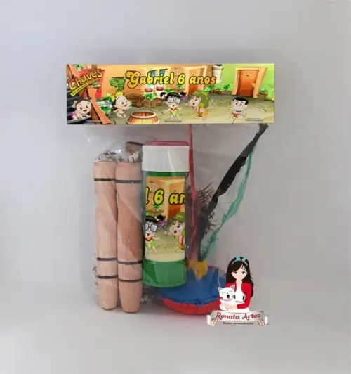 Kit Lembrancinha com Bolha de Sabão Chaves Baby