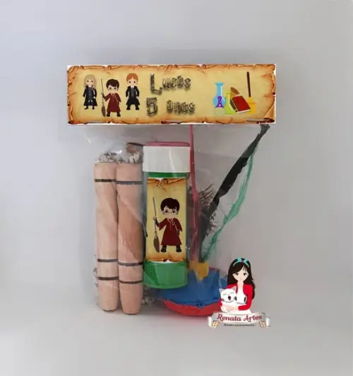 Kit Lembrancinha com Bolha de Sabão Harry Potter Desenho