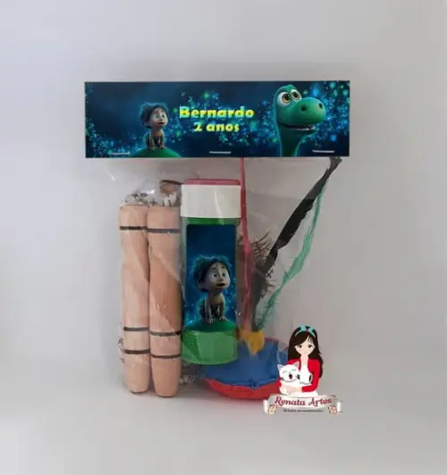 Kit Lembrancinha com Bolha de Sabão o Bom Dinossauro