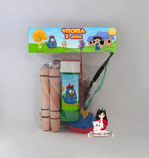 Kit Lembrancinha com Bolha Galinha Pintadinha 2