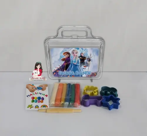 Kit Massinha na Maleta Frozen