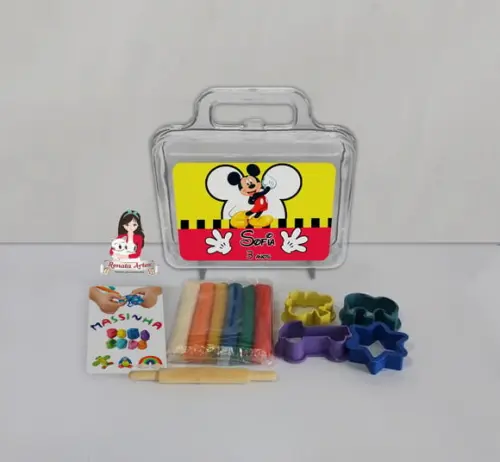 Kit Massinha na Maleta Mickey Mouse
