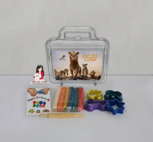 Kit Massinha na Maleta Rei Leão Mufasa