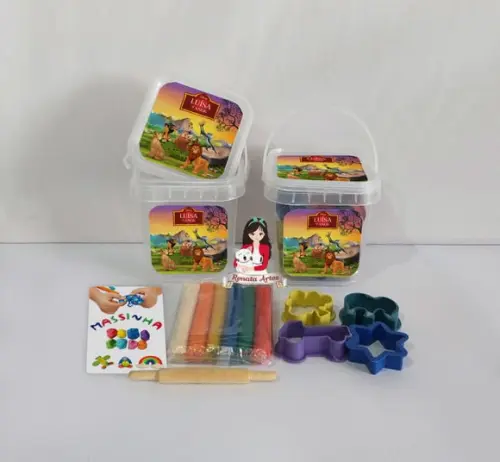 Kit Massinha no Baldinho Personalizado Rei Leão