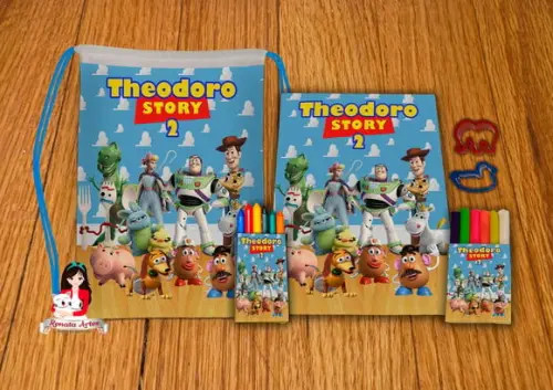Kit Passatempo Personalizado na Mochila Toy Story