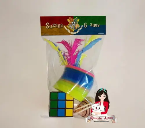 Kit Personalizado Brinquedos Retrô Bandeiras Harry Potter