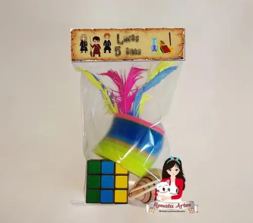 Kit Personalizado Brinquedos Retrô Harry Potter Desenho