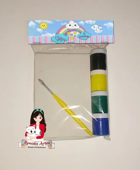 Kit Pintura Personalizado Chuva de Amor