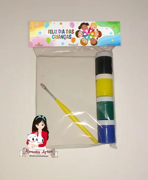 Kit Pintura Personalizado Dia das Crianças 2025