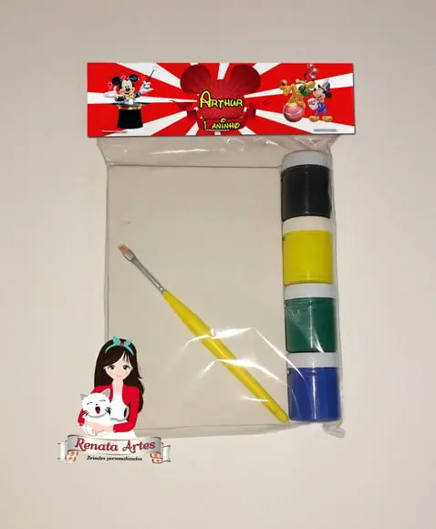 Kit Pintura Personalizado Circo do Mickey