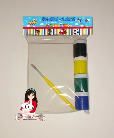 Kit Pintura Personalizado Fábrica de Brinquedos
