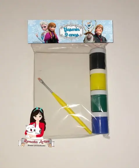 Kit Pintura Personalizado Frozen