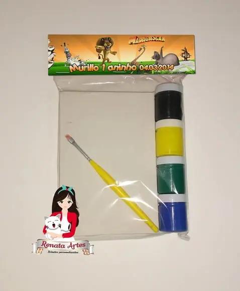 Kit Pintura Personalizado Madagascar