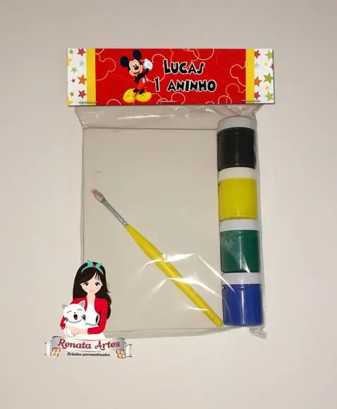 Kit Pintura Personalizado Mickey
