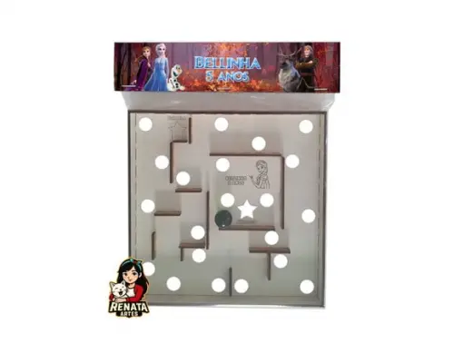 Labirinto Personalizado Lembrancinha Frozen