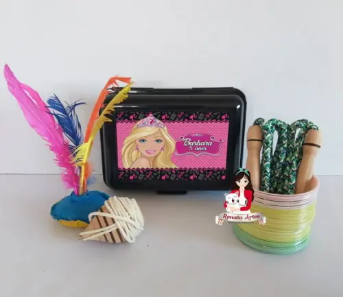 Maleta Baú Boa Infância Barbie Nova
