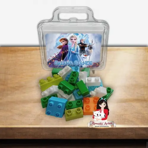 Maleta com Blocos de Montar Frozen 2