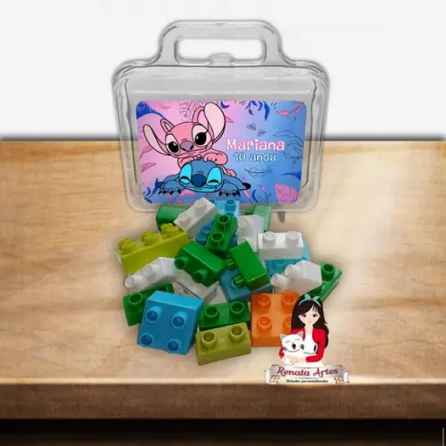 Maleta com Blocos de Montar Stitch