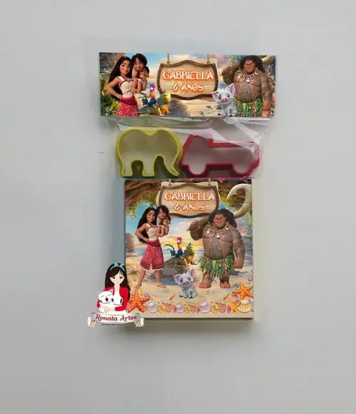 Massinha na Lapela com Forminhas Moana 2
