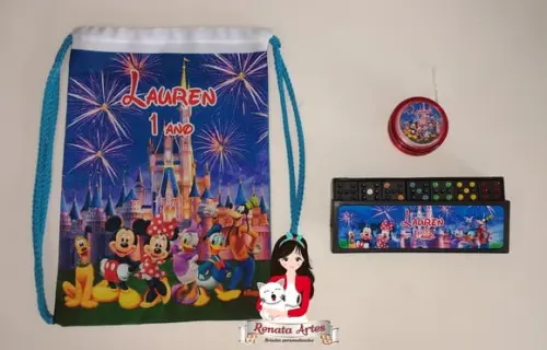 Mini Kit Jogos na Mochila Disney Turma