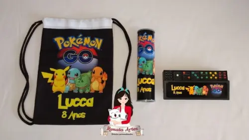 Mini Kit Jogos na Mochila Pokémon Go
