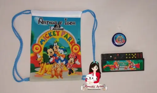 Mini Kit Jogos na Mochila Turma Disney