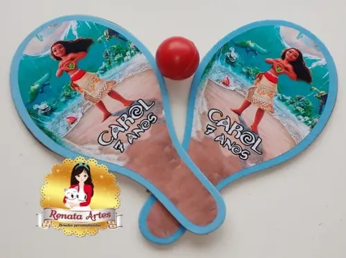 Moana - Raquete Ping Pong Sozinha