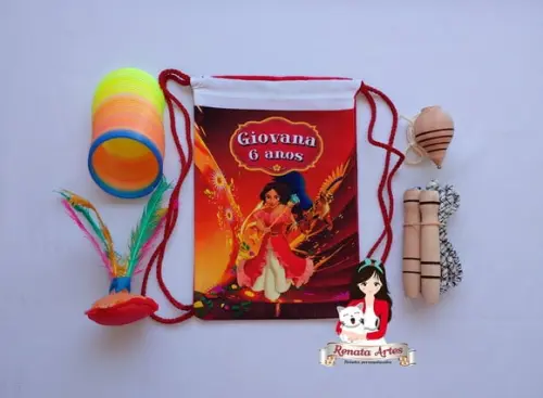 Mochila Boa Infância Personalizada Tema Elena de Avalor 3